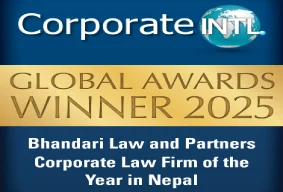 Corporate INTL Global Award 2025 for Best Corporate Law Firm in Nepal