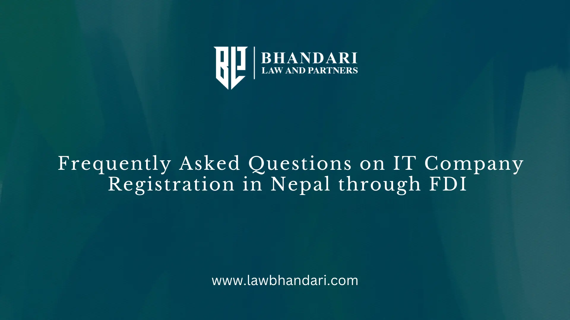 FAQs on IT Company Registration in Nepal through FDI 
