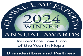 Global Law Experts 2024 Award for Innovative Law Firm in Nepal - Bhandari Law